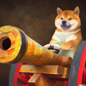 DALL·E 2022-12-12 11.42.54 - Shiba dog driving a cannon oil painting.png
